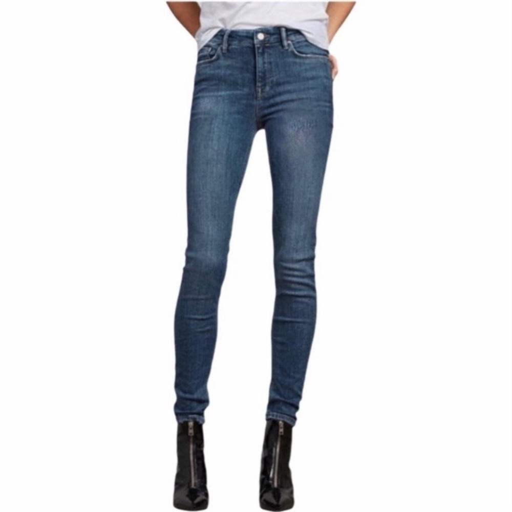 All Saints Stamp Cigarette Skinny Jeans Size 28